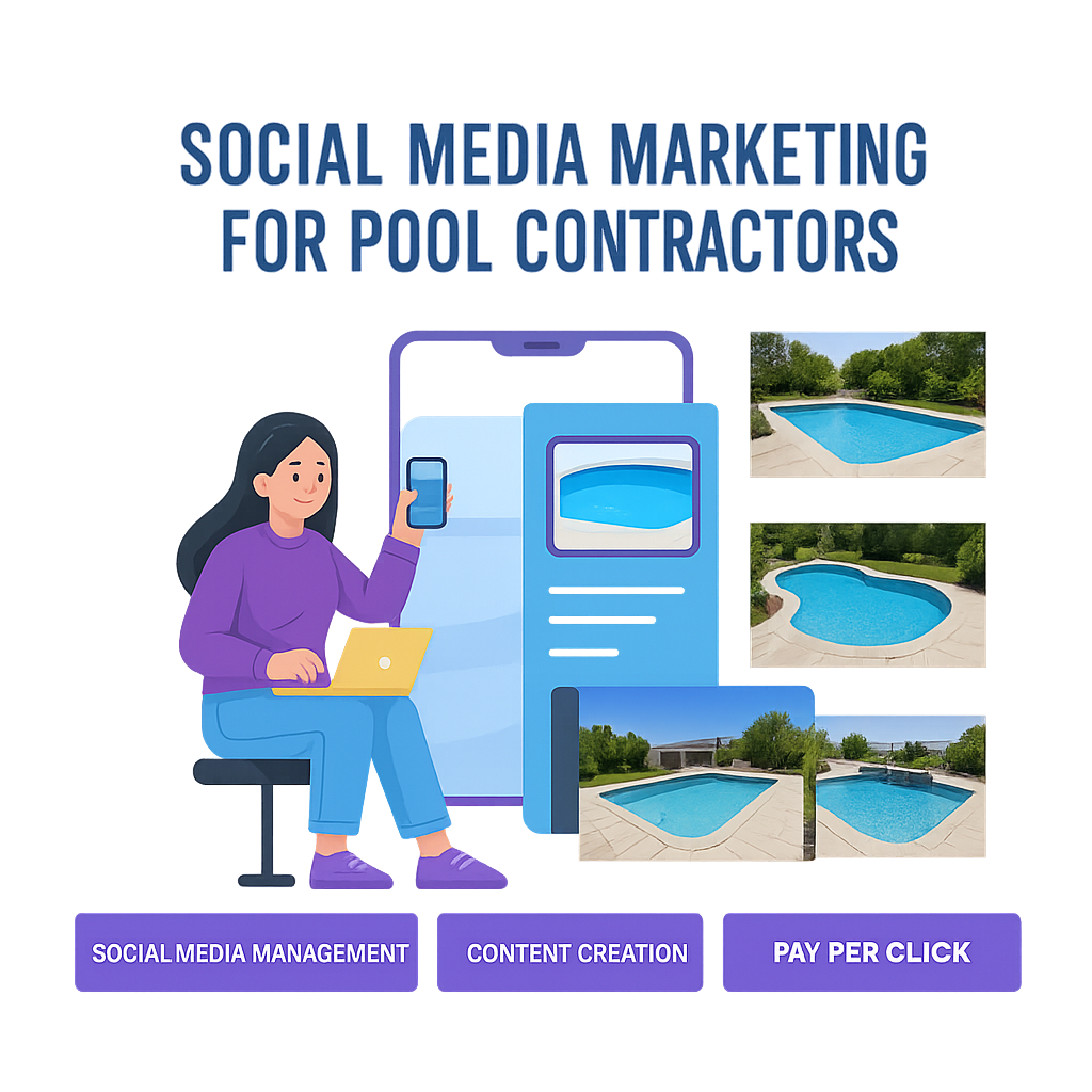 social media marketing services for pool contractors