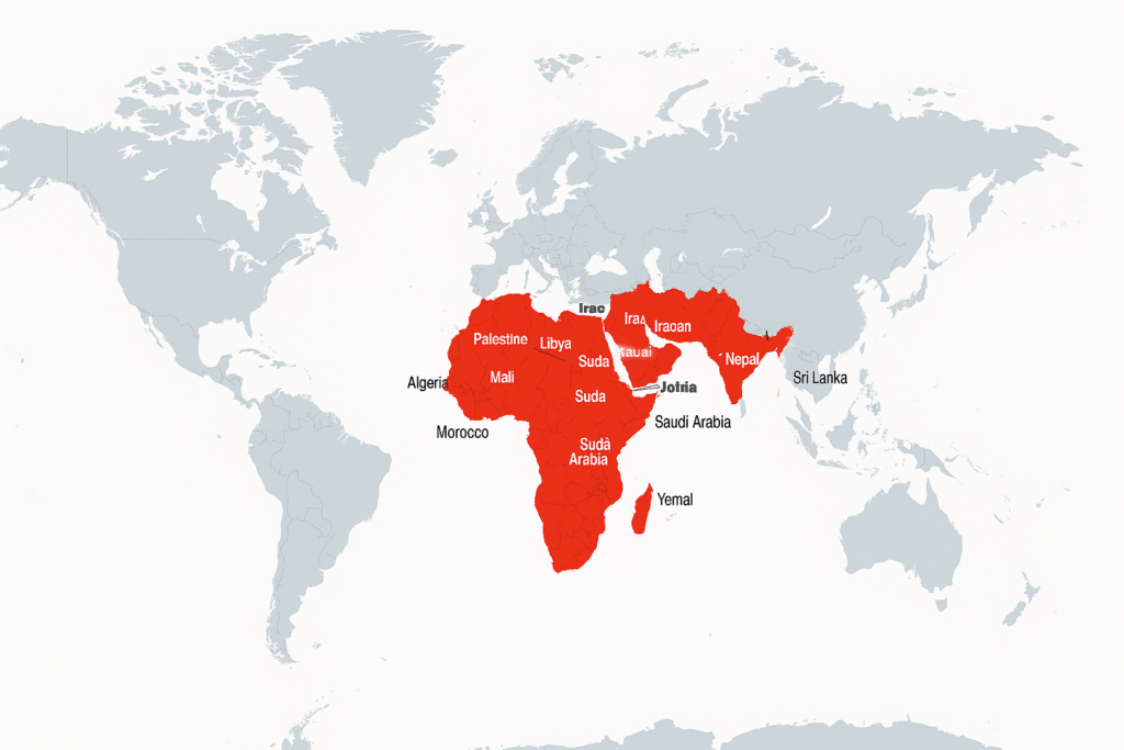 The Updated List of Restricted Countries