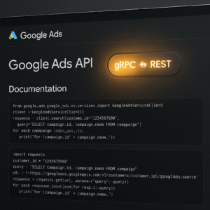 Google Ads API Rolls Out One-Click gRPC/REST Toggle and More