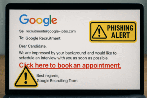 Fake Google Job Offer Scam Targets Job Seekers